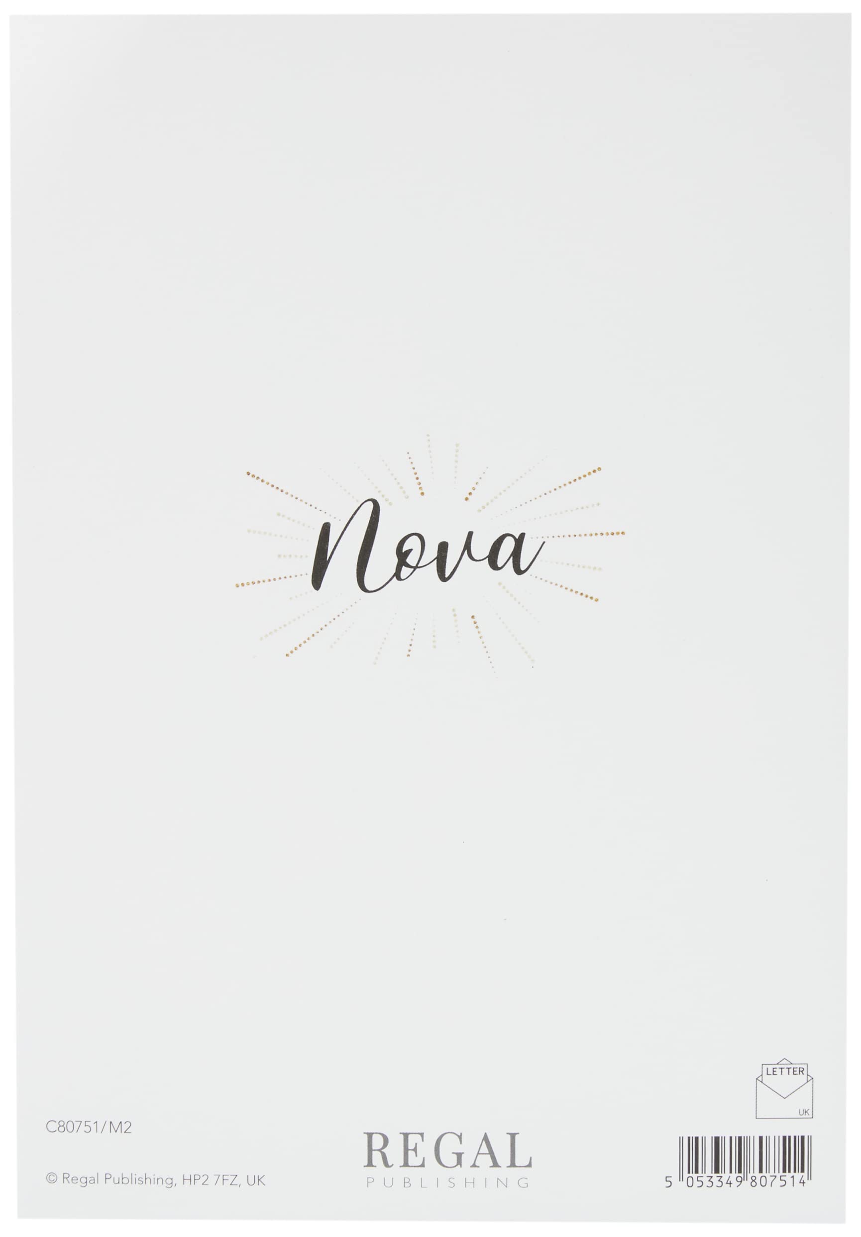 Piccadilly Greetings Regal Publishing C80751 Modern Birthday Card | One I Love | Grey | 9 x 6 inches 5