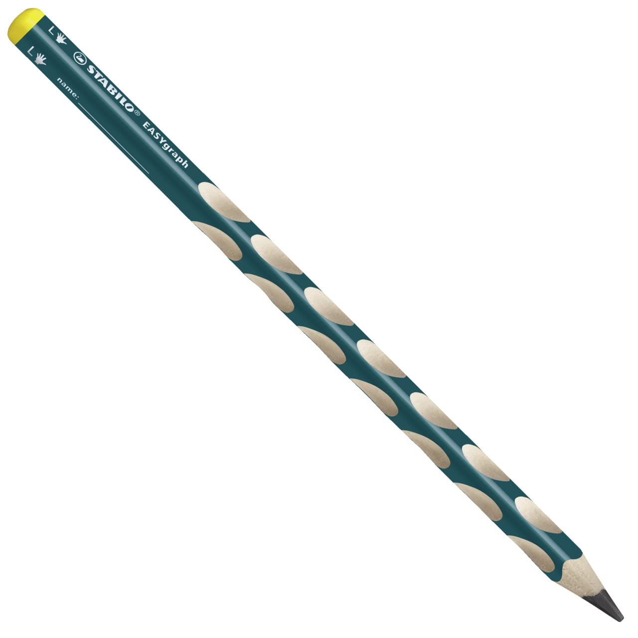 STABILO EASYgraph Ergonomic Graphite Pencil for Left-Handed Users | HB Lead | Pack of 2 | Petrol 2