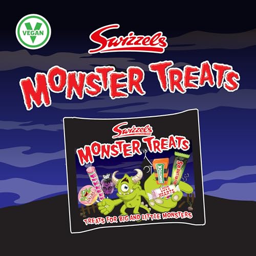 Swizzels Monster Treats Bag 440g - Perfect Halloween Sweets, Fun Swizzels C
