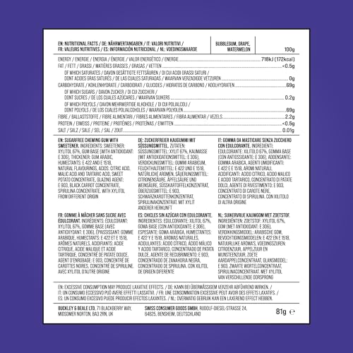 PUR Jumbo Gum - Kaugummi (81g, wiederverschließbarer Beutel) 6