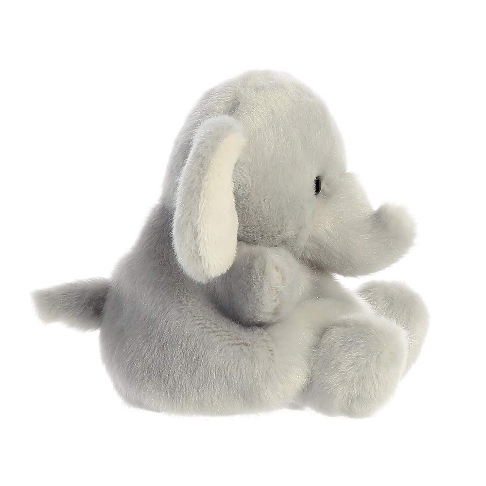 AURORA Palm Pals Stomps Elephant Soft Toy - 5 Inches, Grey Plush | Bean Filled 3