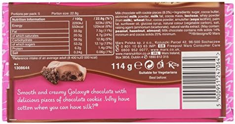 Galaxy Cookie Crumble Milk Chocolate Bar - Movie Night Snack, Chocolate Gift [Blu-ray]