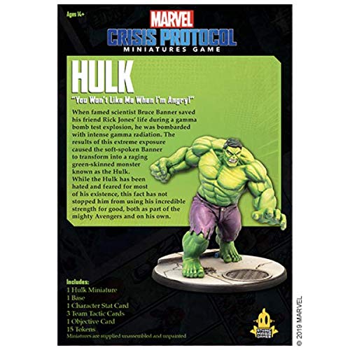 Atomic Mass Games Marvel Crisis Protocol: Hulk (FFGMSG04)
