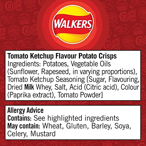 Walkers - Tomaten-Ketchup-Chips Multipack 32 x 32,5 g 8