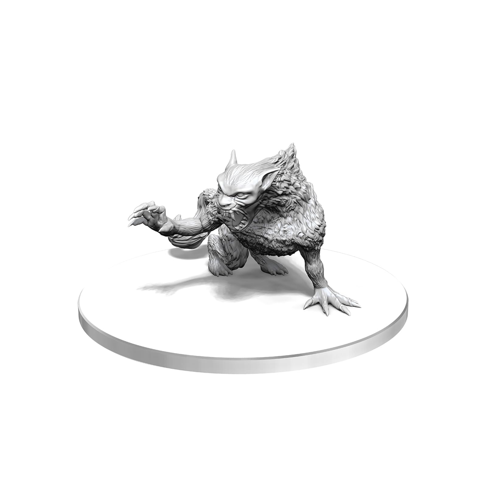 WizKids Dungeons & Dragons Nolzur's Marvelous Miniatures - Barghest Unpainted Figure | Plastic 1