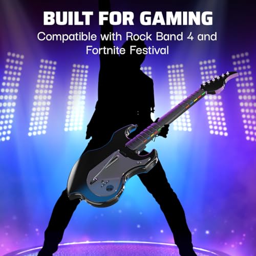 PDP RIFFMASTER Wireless Guitar Controller for PlayStation 5 & PlayStation 4