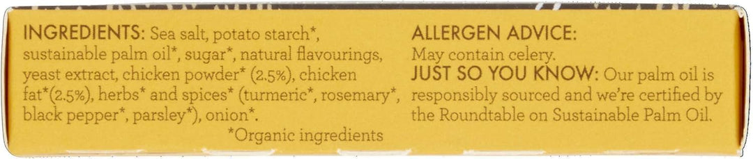 Kallo Organic Chicken Stock Cubes, Gluten Free & Lactose Free, No Artificial Additives, 90 Cubes (15 x 6)