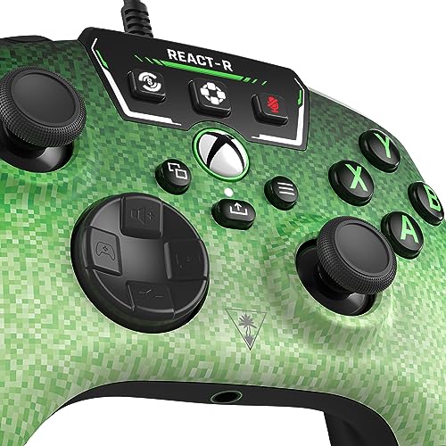 Turtle Beach REACT-R Wired Gaming Controller with Audio Controls & Mappable Buttons for Xbox Series X|S, Xbox One, PC