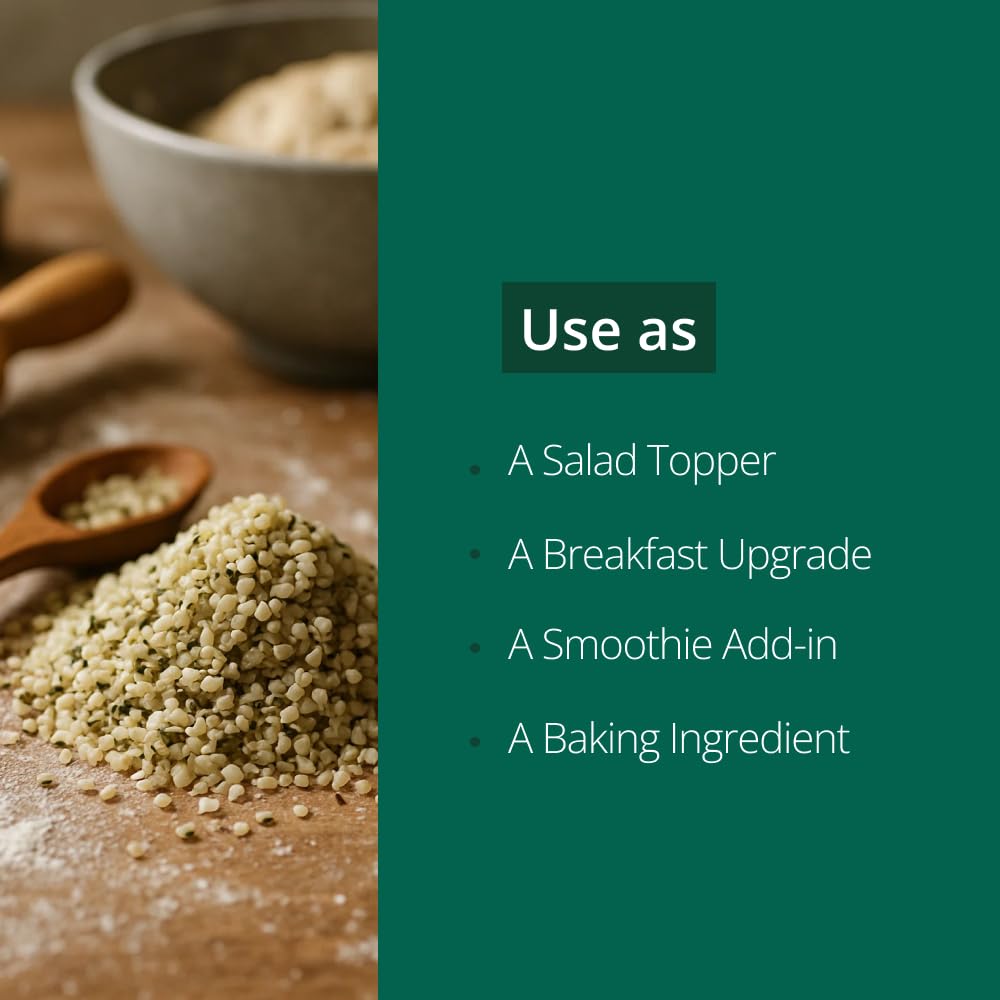 Intenson Hulled Hemp Seeds - High Protein & Omega Fatty Acids | 500g 5