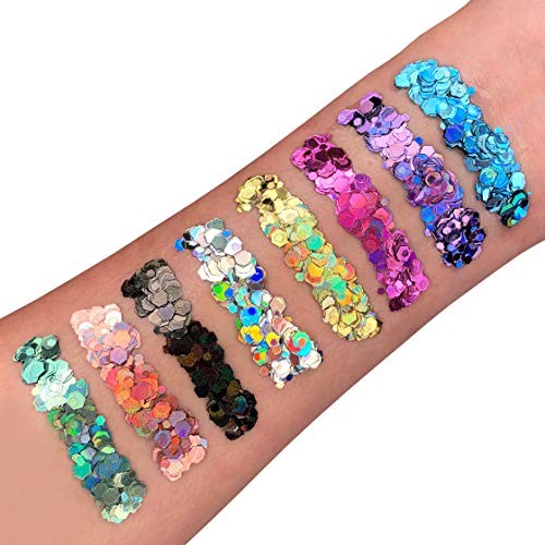 Amazon.com: 9Colors Face Body Glitter Gel, TOROKOM Sparkling