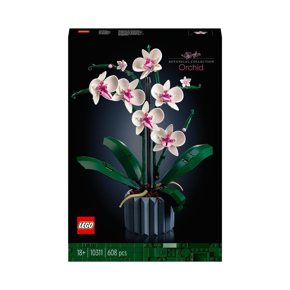 LEGO Orchid 10311 - Artificial Plant Building Set for Adults 8