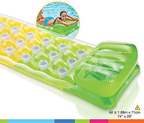 Intex 18-Pocket Fashion Mats Air Mattress - 188 x 71 cm 2