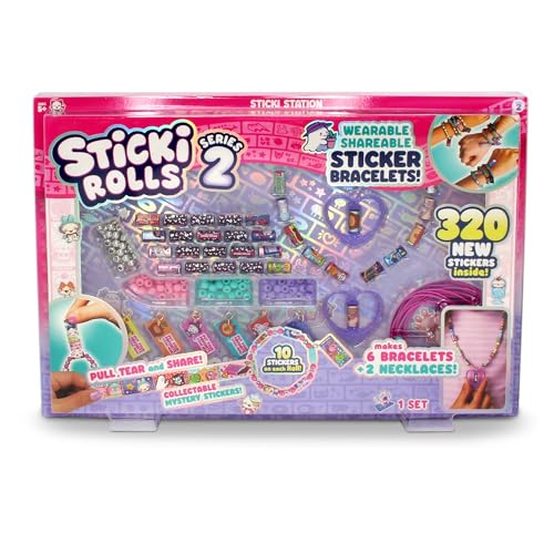 Sky Castle Sticki Rolls Series 2 - Sticki Station S2 Wearable & Shareable Sticker Craft Kit 8