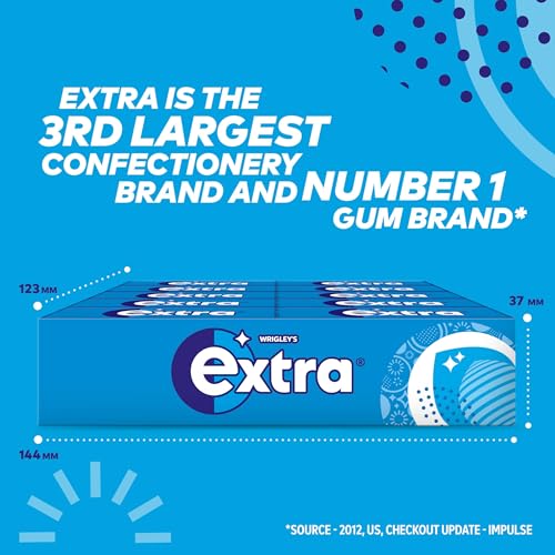 Extra Peppermint Sugar-Free Chewing Gum with Xylitol - 30 Packs (300 Pieces) 11