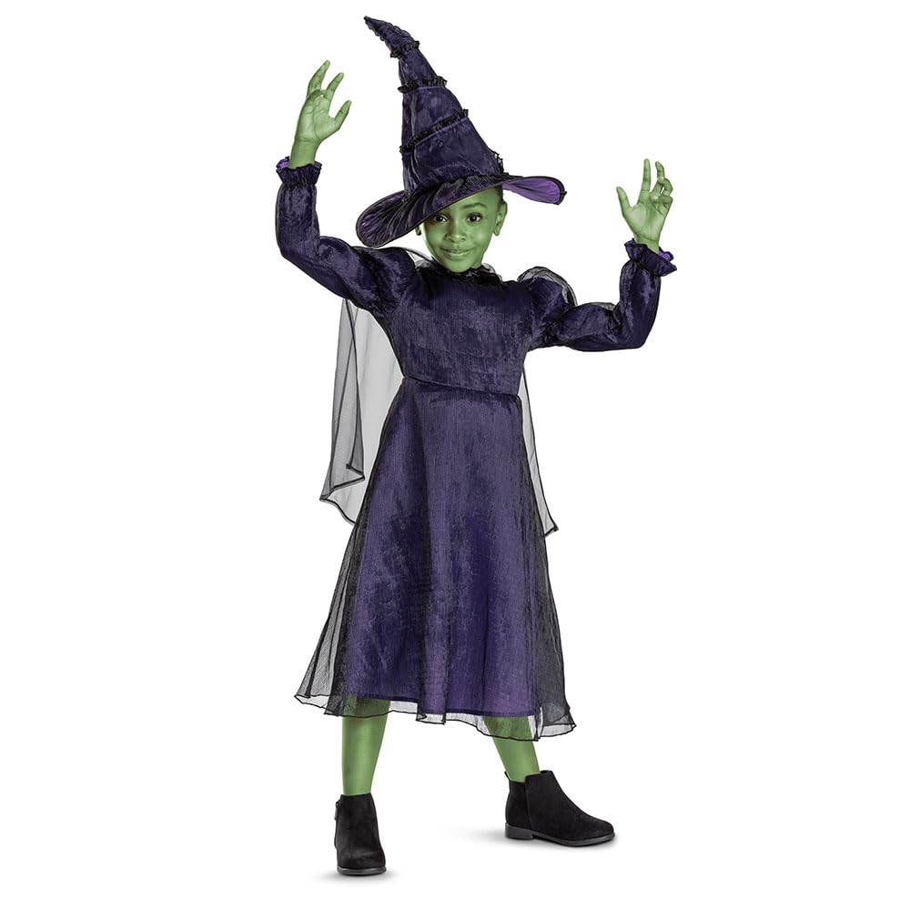 Disguise Elphaba Deluxe Costume - Kids Fancy Dress