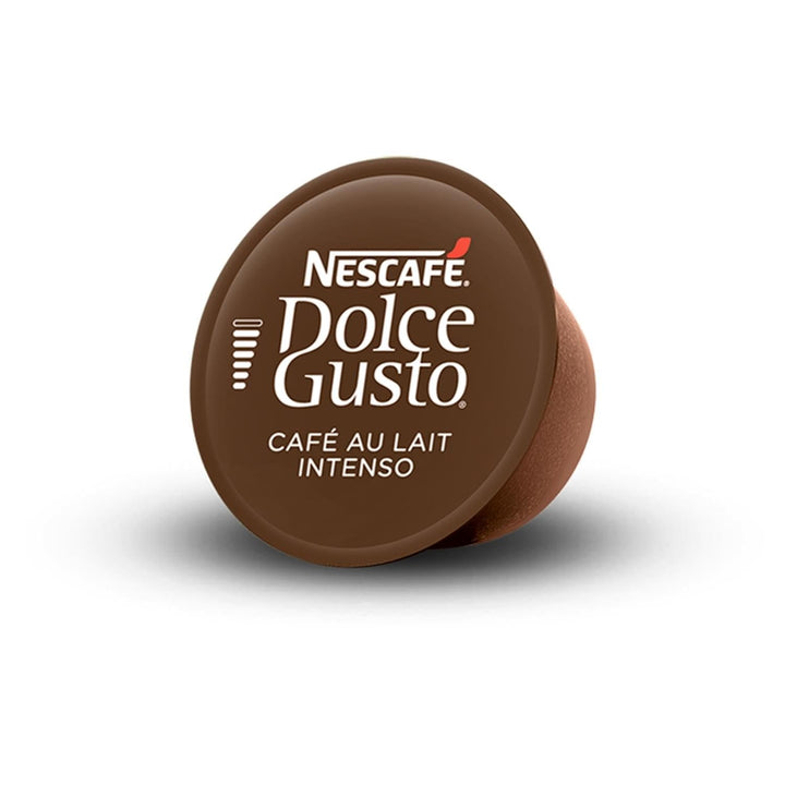 NESCAFÉ Dolce Gusto Café Au Lait Intenso Coffee Pods, 16 Capsules (48 Servings)