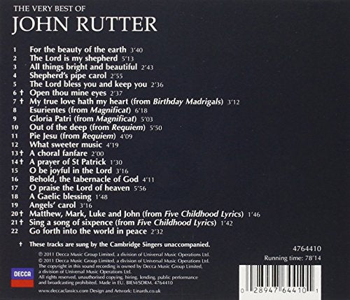 John Rutter The Cambridge Singers - The Very Best of John Rutter [Compilation CD]