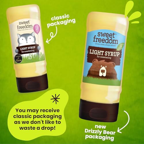 Sweet Freedom - Light Syrup 350g | Natural Vegan Sweetener from Apple & Carob | 13 Cal per Teaspoon
