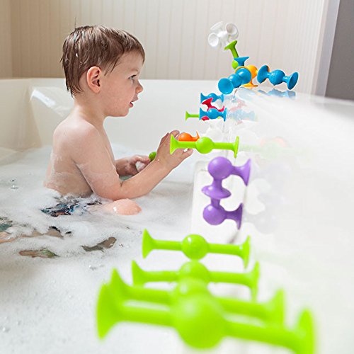 Fat Brain Toys Squigz Starter Set - Suction Construction Toy | 22 Pieces | Ages 3+ 9