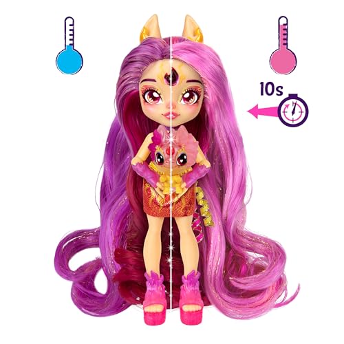 Magic Mixies Pixlings Deluxe Pack - Pippa the Firehorse with Shimmer Reveal & Mini Mixie 10