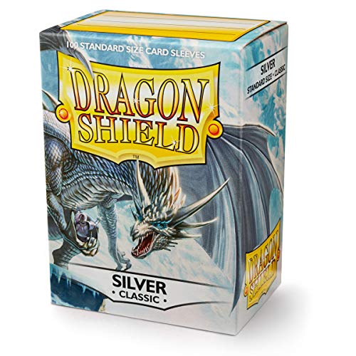 Dragon Shield Silver Standard Size Card Sleeves (100 Count)