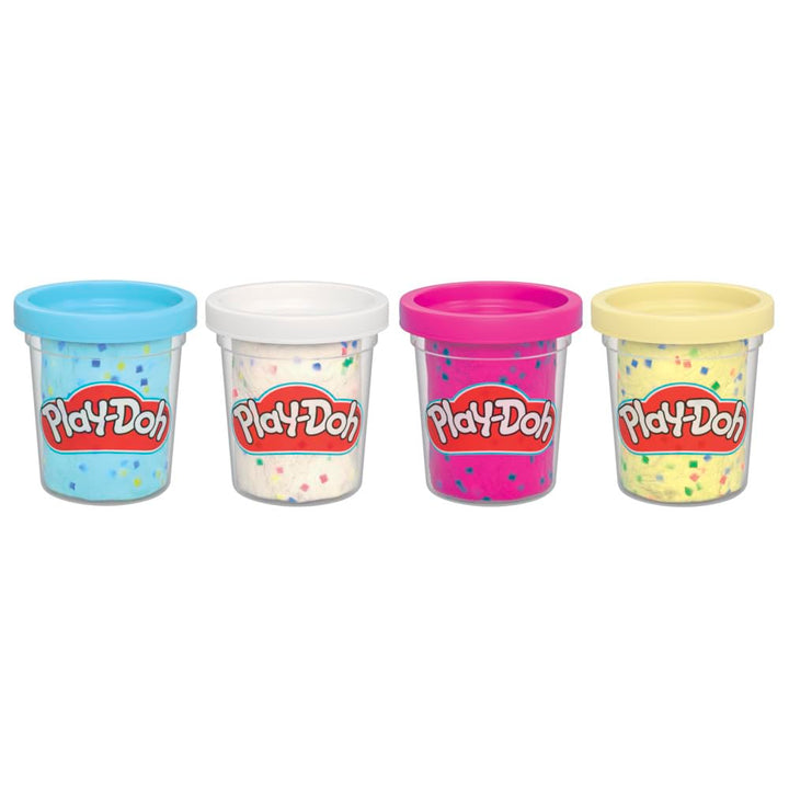 Play-Doh 4 Pack Confetti Compound - Creative Play for Ages 2+