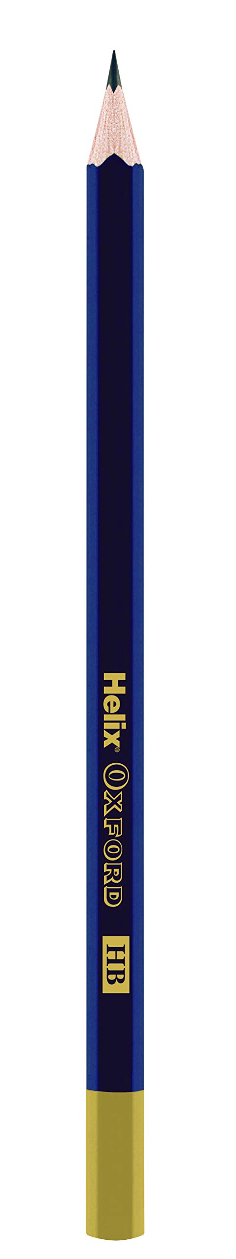Helix Oxford X10 HB Pencils with Plastic Sharpener and Eraser | Pre-Sharpened | Sustainable Wood 2