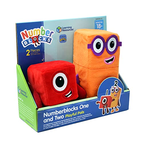 Numberblocks One und Two Playful Pals Plüschspielzeug – Weiche, taktile Stofftiere für Kleinkinder ab 18 Monaten 13