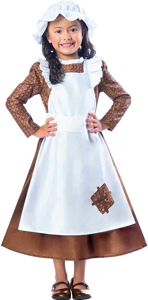 Victorian Girl Fancy Dress Costume - Classic Role Play for Kids 2