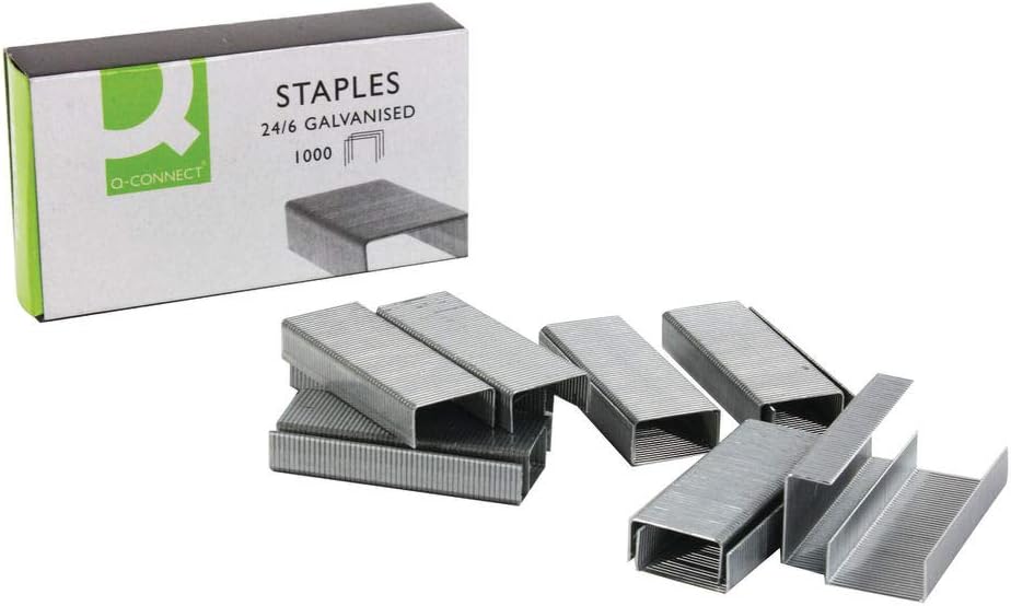 Q-Connect Staples 24/6 mm , Pack of 1000 3