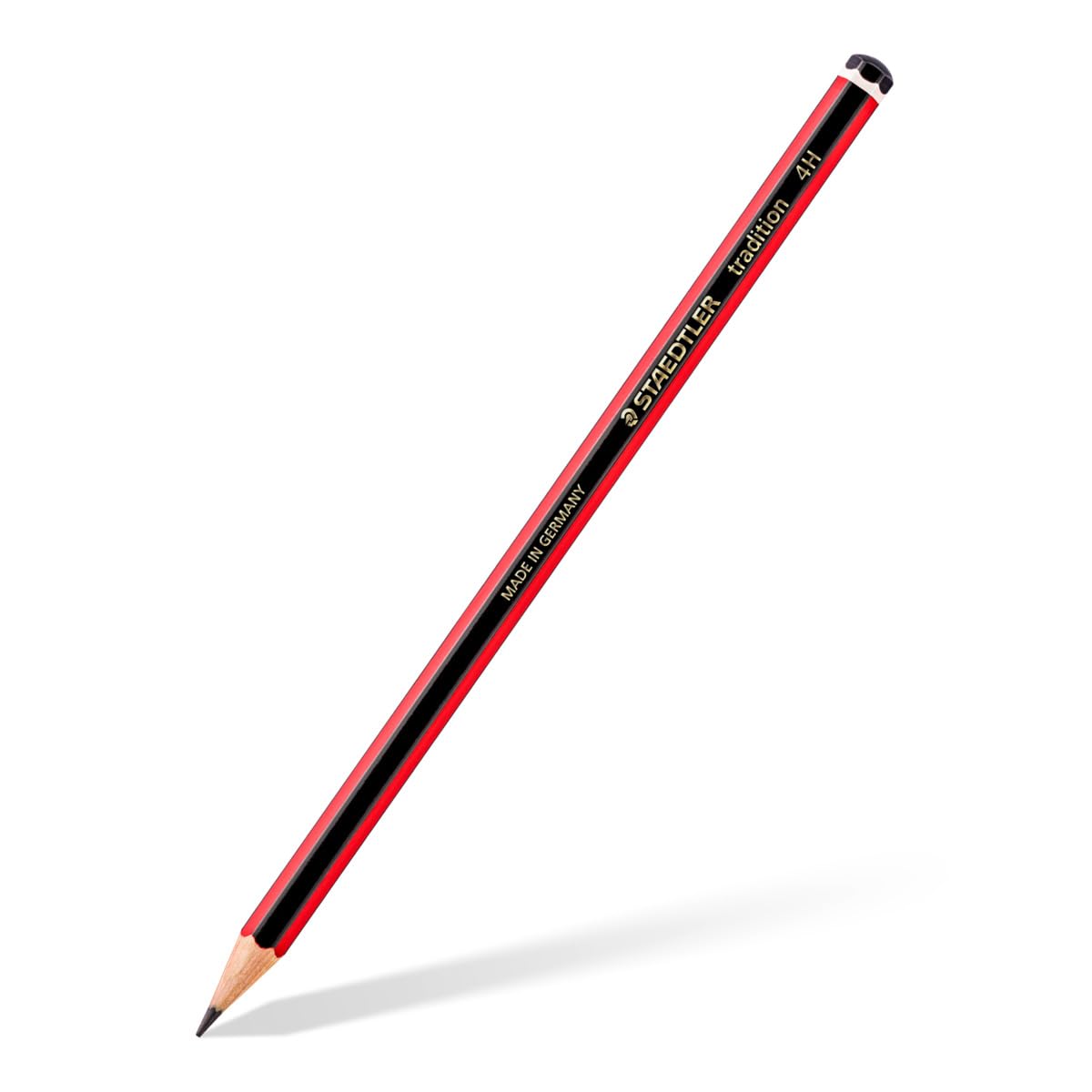 STAEDTLER Tradition Graphite Pencil 110-4H - 4H Hardness, Hexagonal Grip, Box of 12 1