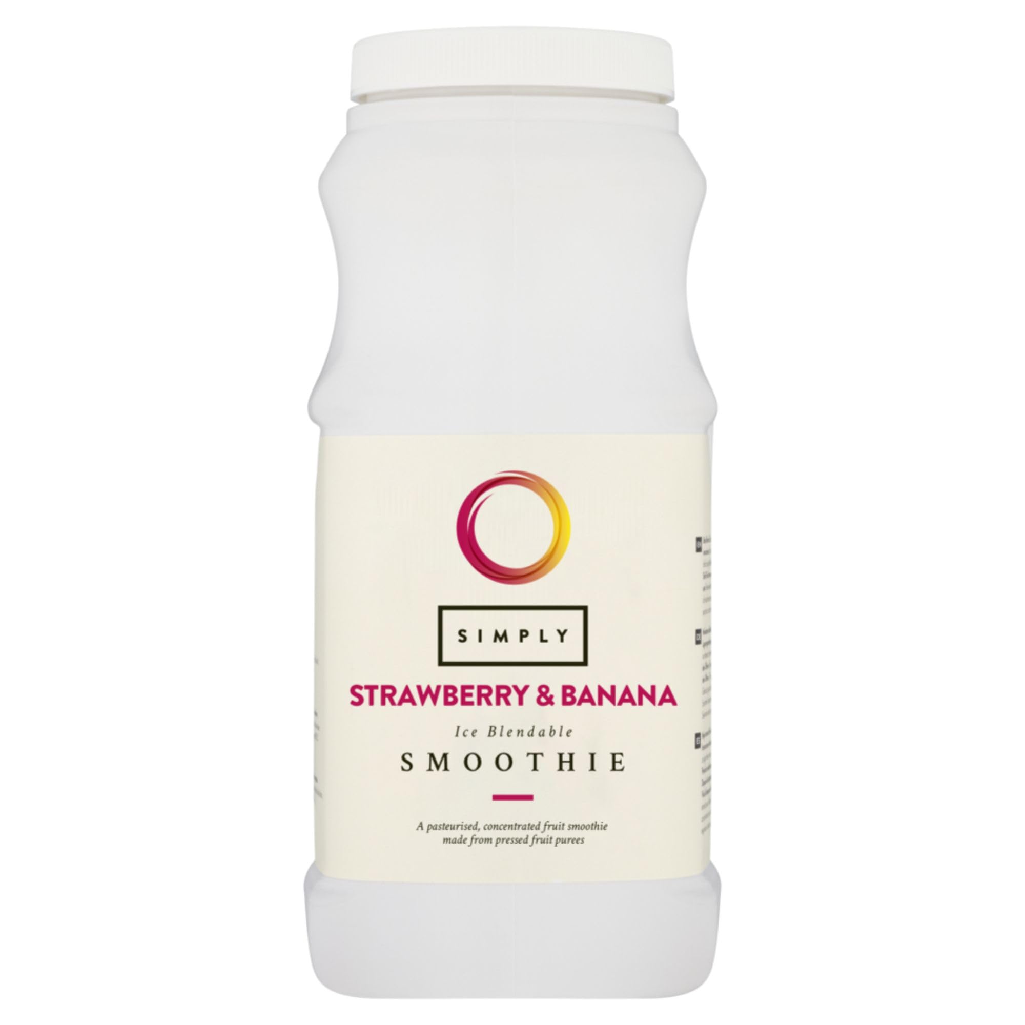 Simply Strawberry and Banana Smoothie Concentrate - Vegan, Gluten-Free | 1L