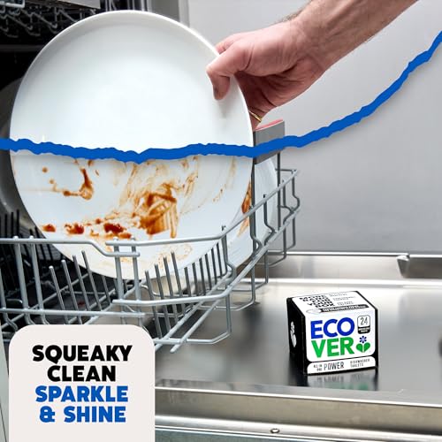 Ecover - All-In-One Power Dishwasher Tablets with Rinse Aid & Salt 10