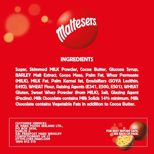 Mars - Maltesers Schokoladenschachtel Milchschokolade Geschenk 310g 7