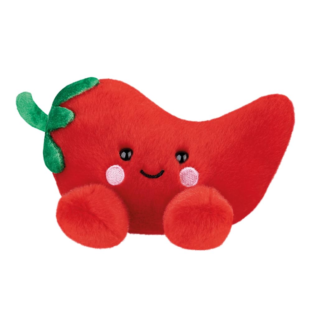 Aurora Palm Pals Fuego Chili Pepper Soft Toy - 13cm, Red, Suitable from Birth 2