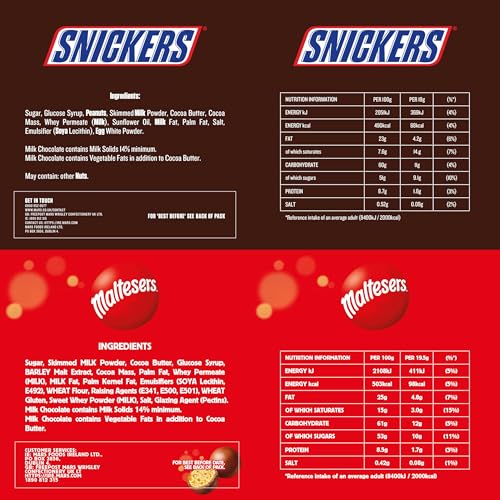 Mars Family Favourites Mixed Bulk Chocolate Multipack 358g - 20 Fun Size Bars & Bags