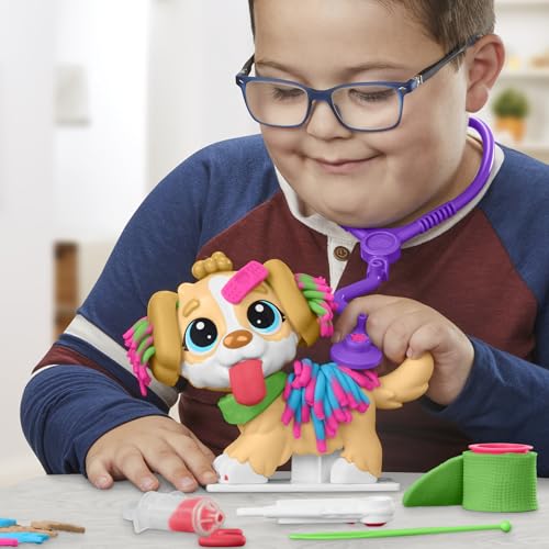Play-Doh Care 'n Carry Vet Playset - Pretend Play Veterinarian Kit for Kids 3+