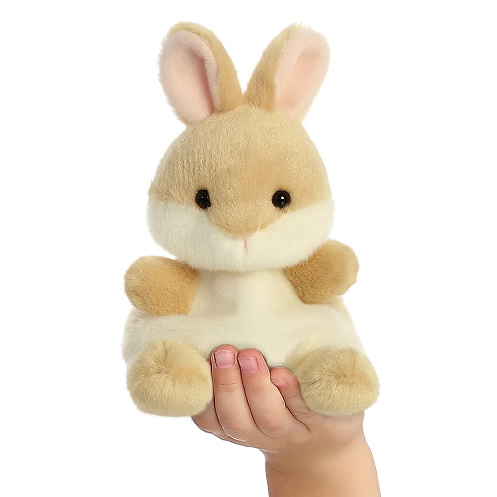 AURORA Palm Pals Ella the Bunny Soft Toy | 13 cm | Beige, Brown | Model 61243