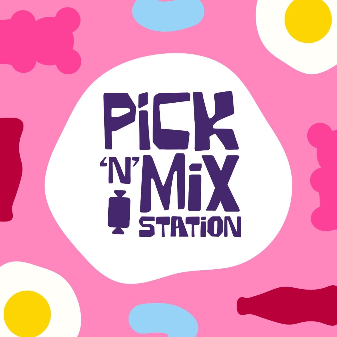 Bonds of London Pick 'n' Mix Station Red Mix Chewy Sweets | 1 kg Fruit Flavoured Assortment 7