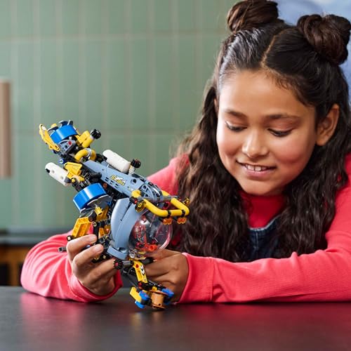 LEGO Technic Deep-Sea Research Submarine Toy - Building Set with Spinning Propellers for Ages 9+ 9