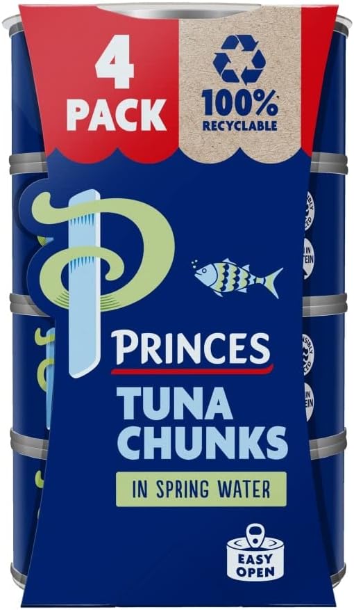 Princes Tuna Chunks in Spring Water, 4 x 145g 2