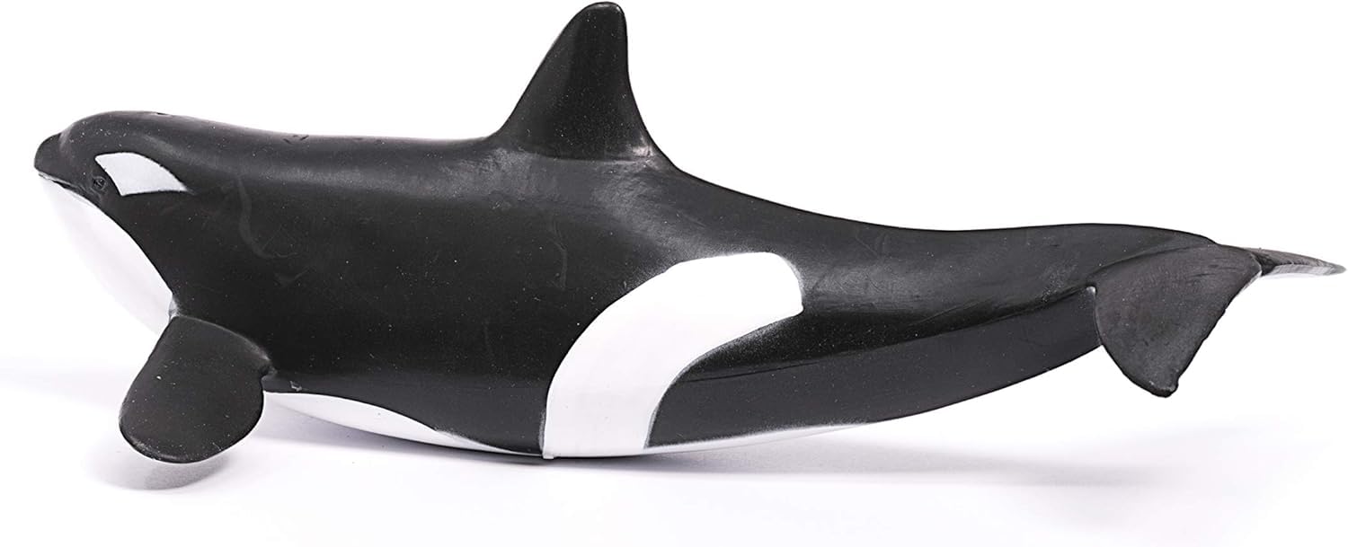 Schleich Wild Life Killer Whale Figurine 14807 | Ages 3+ | Black 7