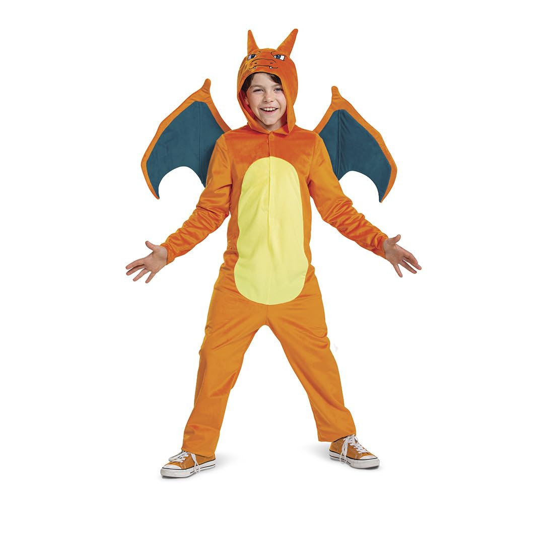 Disguise Pokémon Charizard Jumpsuit Fancy Dress for Kids - Officially Licensed, One Size 2