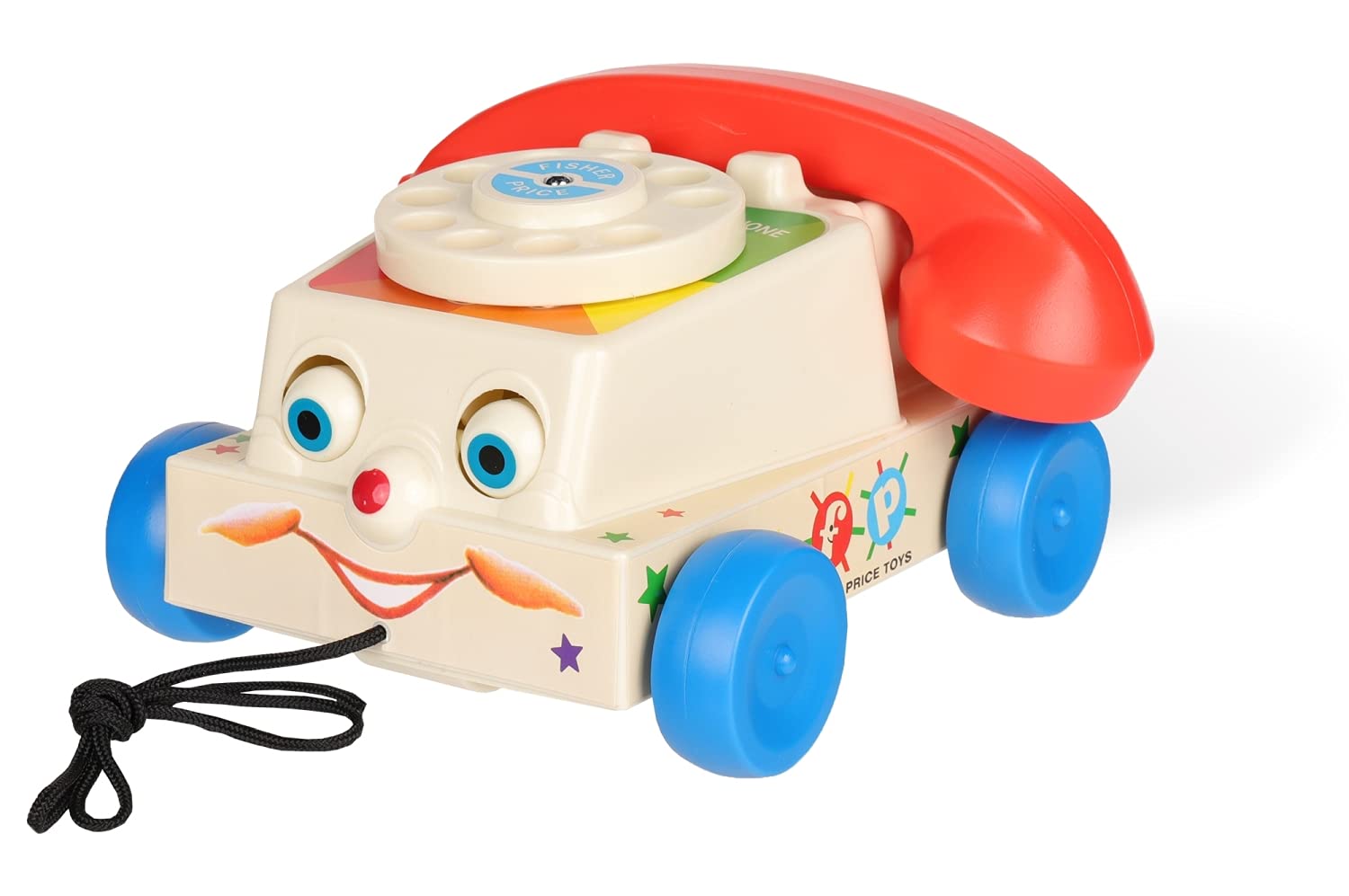 Fisher Price Chatter Telephone - Retro Push Along Toy for Toddlers 12M+ 2