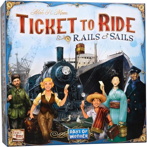 Days of Wonder Ticket to Ride Rails and Sails Board Game (DO7226)