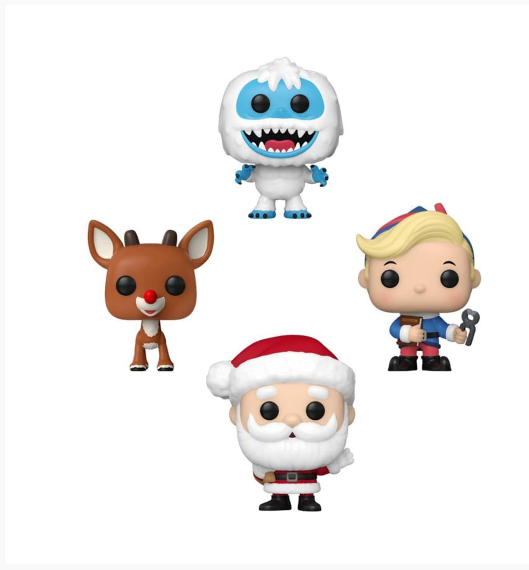 Funko Pocket POP! Rudolph - Tree Holiday Box 4 Pieces - Rudolph the Red-Nosed Reindeer