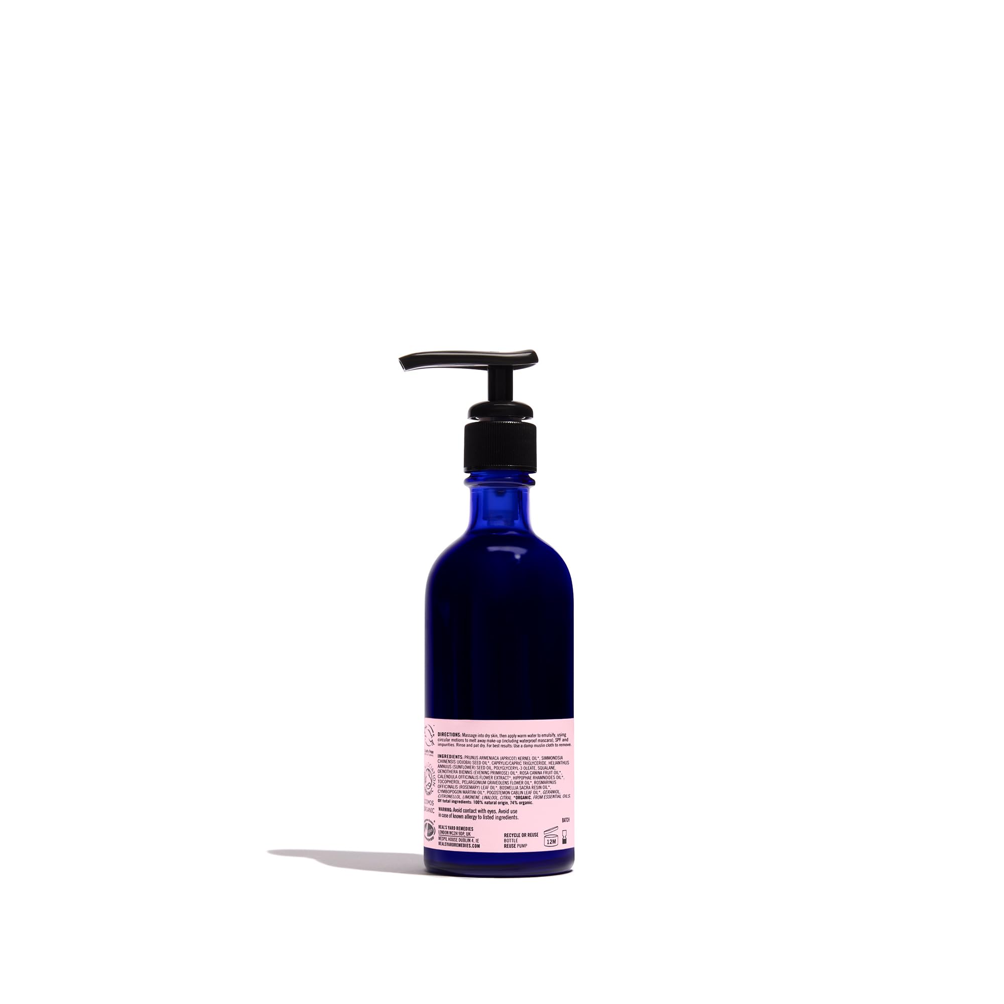 Neal's Yard Remedies Wild Rosehip Glow Cleansing Oil - Removes Makeup & SPF | 100 ml