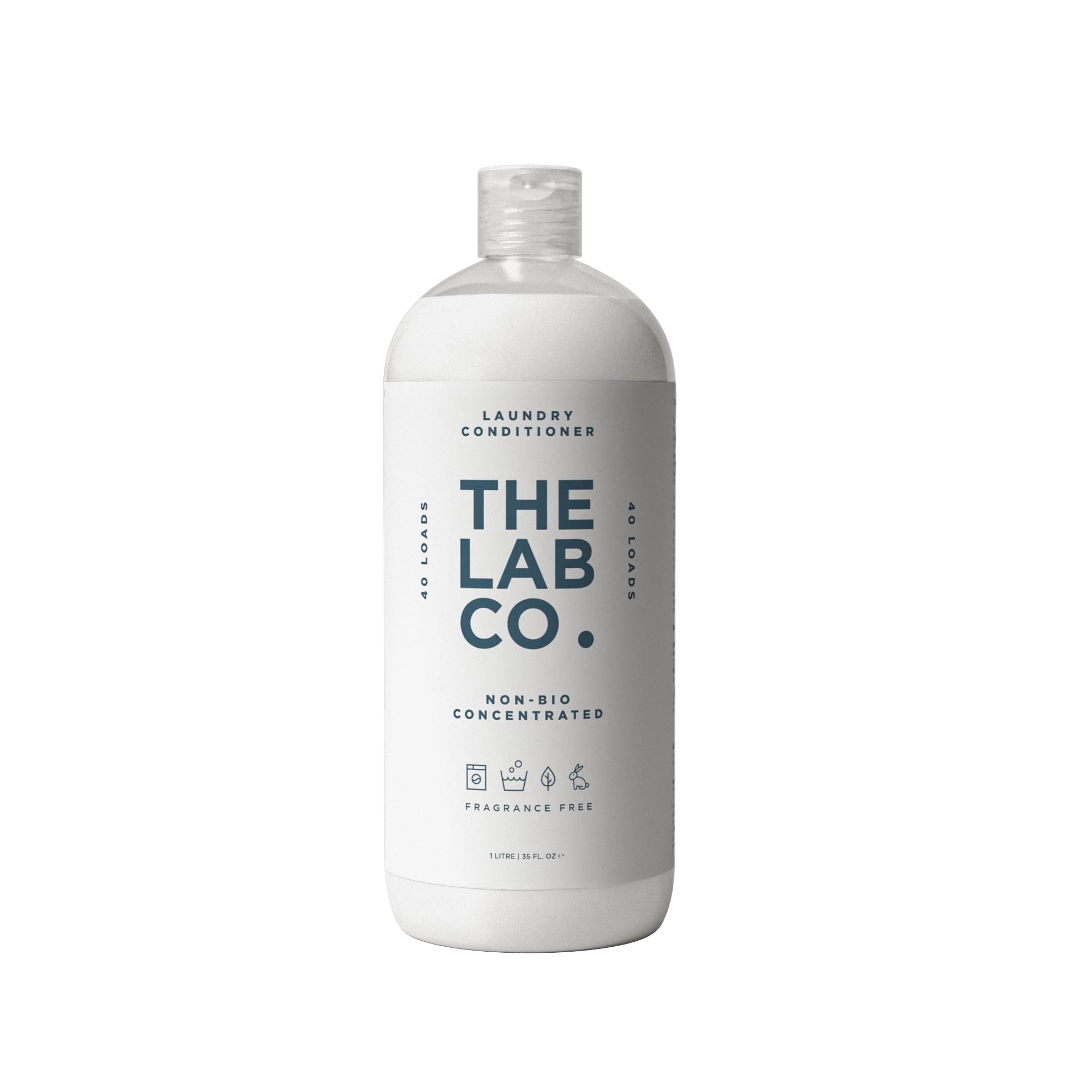 The Lab Co. Fragrance Free Liquid Fabric Softener | Non-Bio | 1L | Up to 40 Washes 1