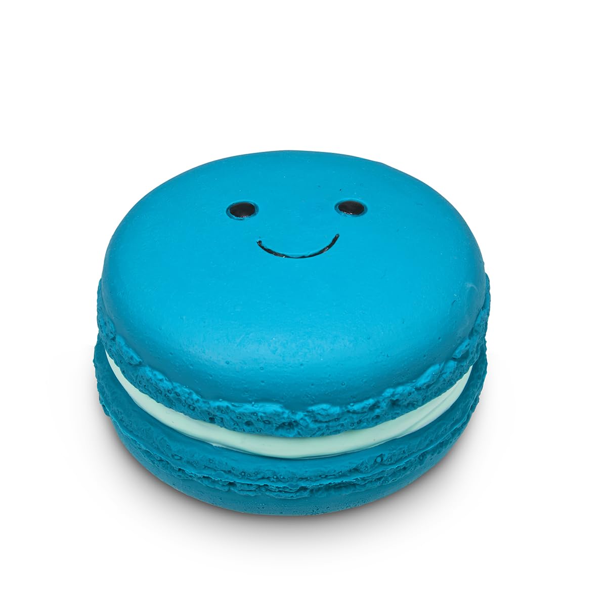 Petface Macaron Latex Dog Toy - Soft Chew | Built-in Squeaker | Blue 3