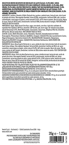 Venchi - ChocoBiscuit Snack Bar with Milk Chocolate Coated Double Wafer 9